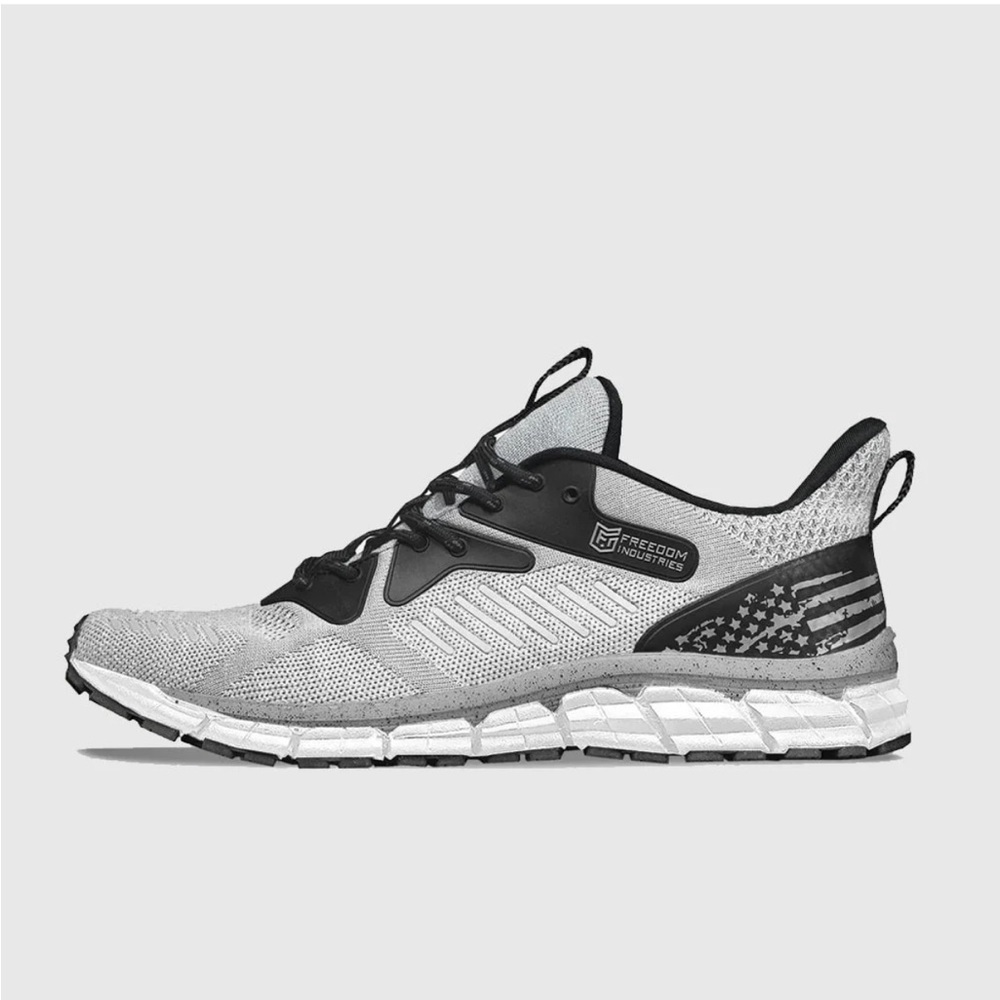 FREEDOM INDUSTRIES Men's Athletic Shoes in Black and Gray size 13